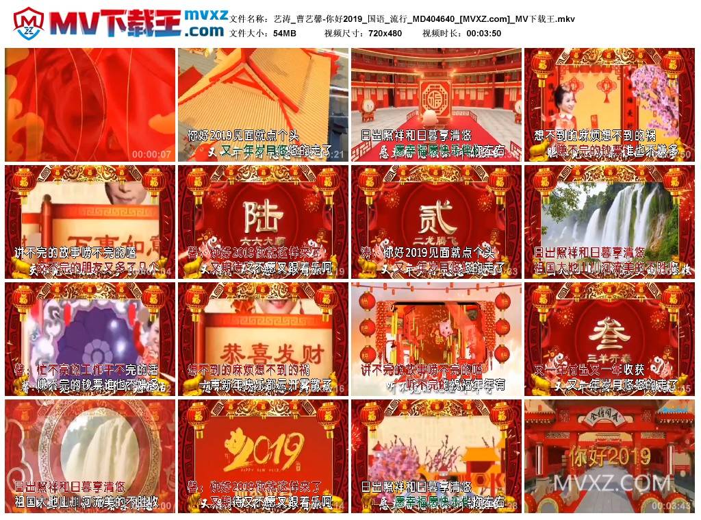 艺涛_曹艺馨-你好2019_国语_流行_MD404640